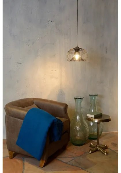 Lucide 02400/30/30 - Závesné svietidlo VINTI 1xE27/60W/230V