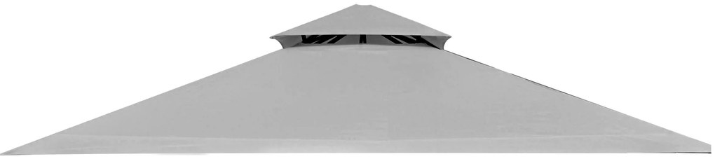 Strecha na záhradný pavilón 3x3 m, sivá, MultiGarden