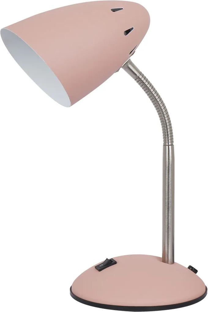 Italux MT-HN2013-PINK + S stolná lampička Cosmic 1x60W | E27