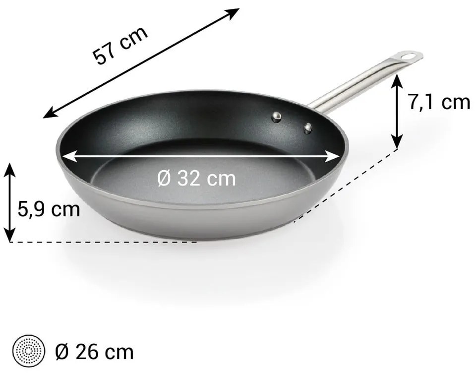 Hliníková panvica s nepriľnavým povrchom ø 32 cm GrandChef+ – Tescoma