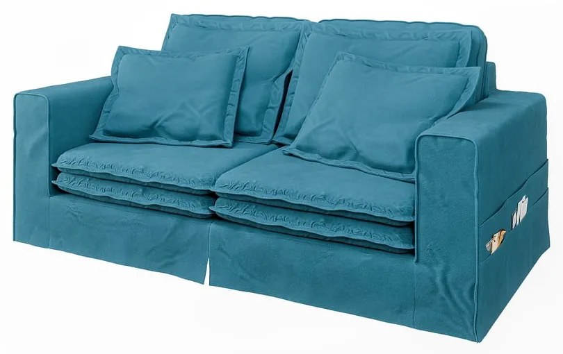 Svetlomodrá pohovka 196 cm Nora – Ropez