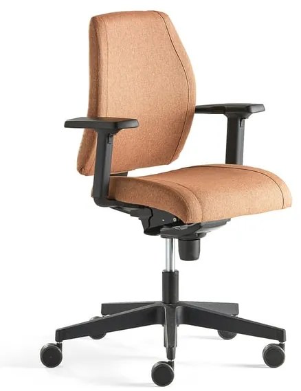 Kancelárska stolička LANCASTER, nízke operadlo, medená