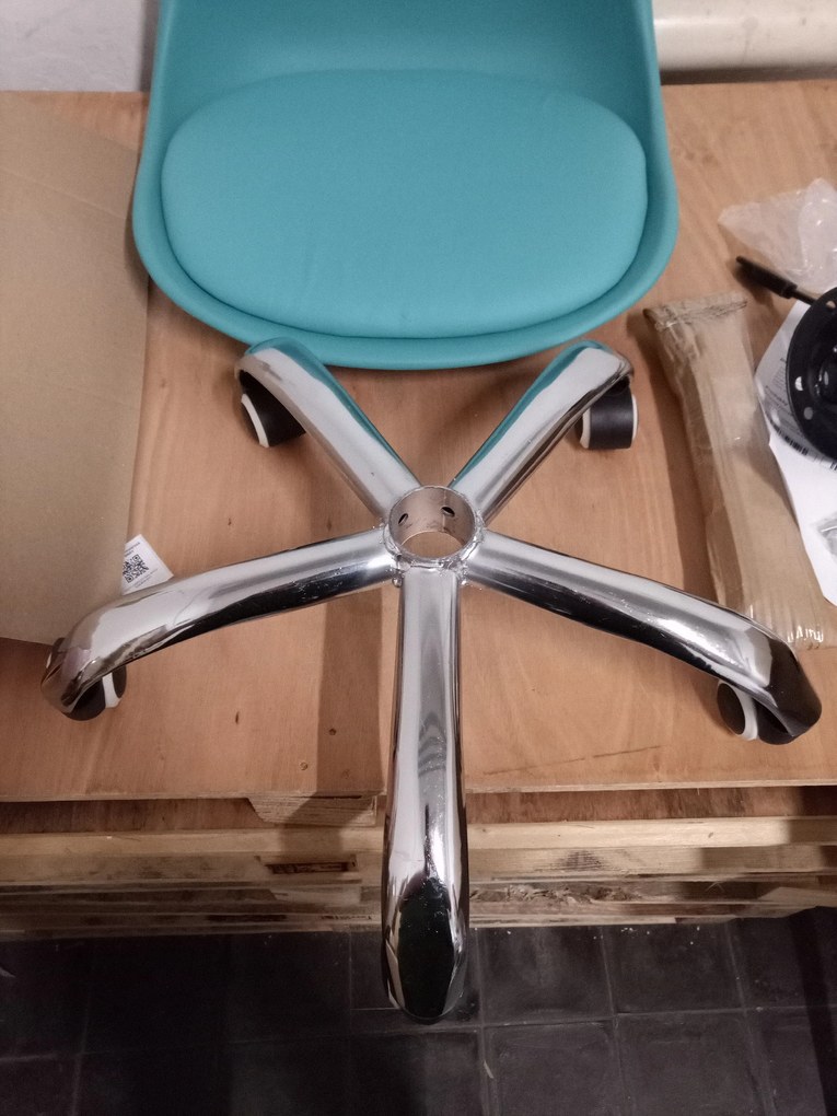 AKCIE Tyrkysová kancelárska stolička MILANO II. akosť