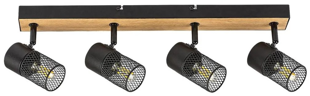 Rabalux 71154 - Bodové svietidlo METTA 4xE14/40W/230V