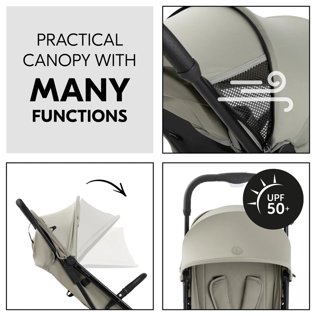 Hauck Cestovný kočiar Travel N Care Plus olive green