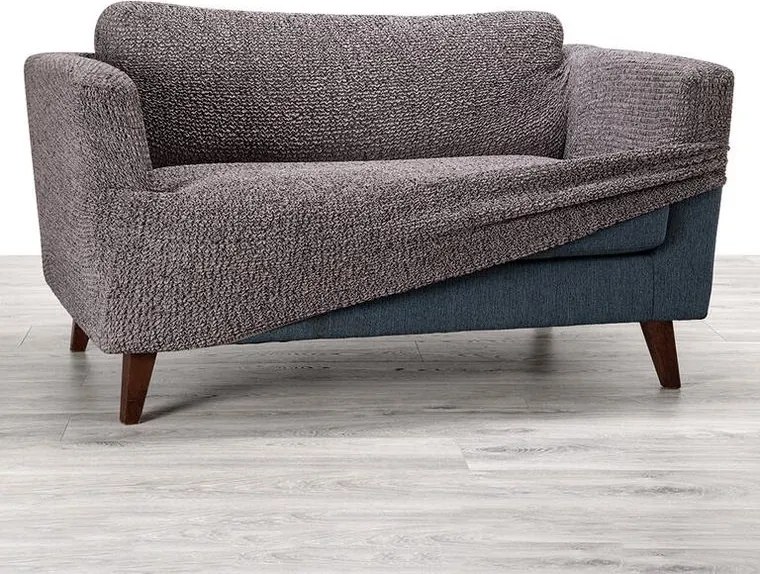 Bielastické poťahy VITTORIA šedá relaxačné kreslo (š. 70 - 90 cm)
