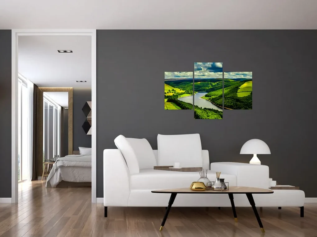 Obraz - Zelená krajina (90x60 cm)