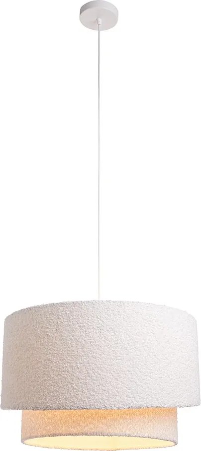 FONISSI Závesná lampa buklé - biela