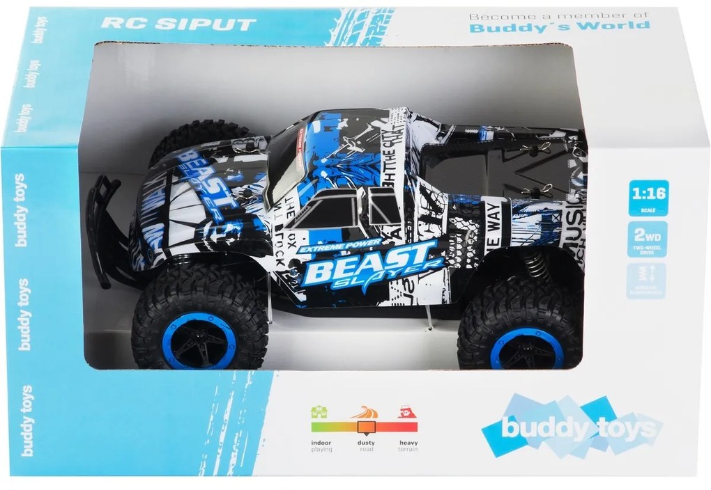 Buddy Toys BRC 16.513 Auto na diaľkové ovládanie RC Siput, modrá