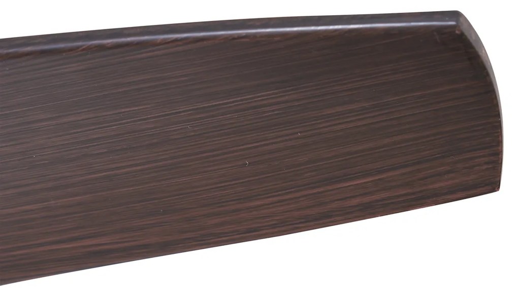 Stropný ventilátor čierny s drevenou potlačou 132 cm vrátane stmievateľného LED s diaľkovým ovládaním - Joly