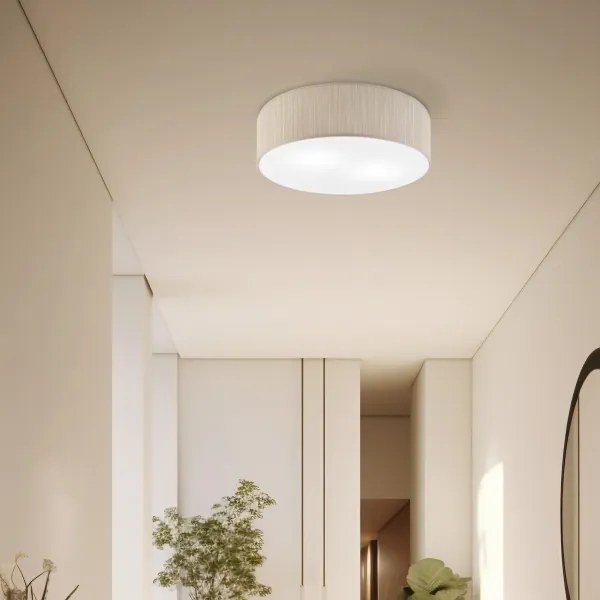 Stropné svietidlo SIRJA 2xE27/15W/230V priemer 45 cm béžová