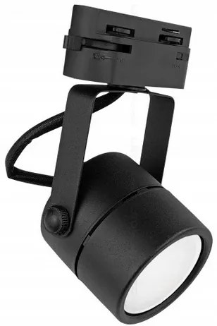 BERGE LED bodový reflektor pre žiarovku GU10, pohyblivý - čierny