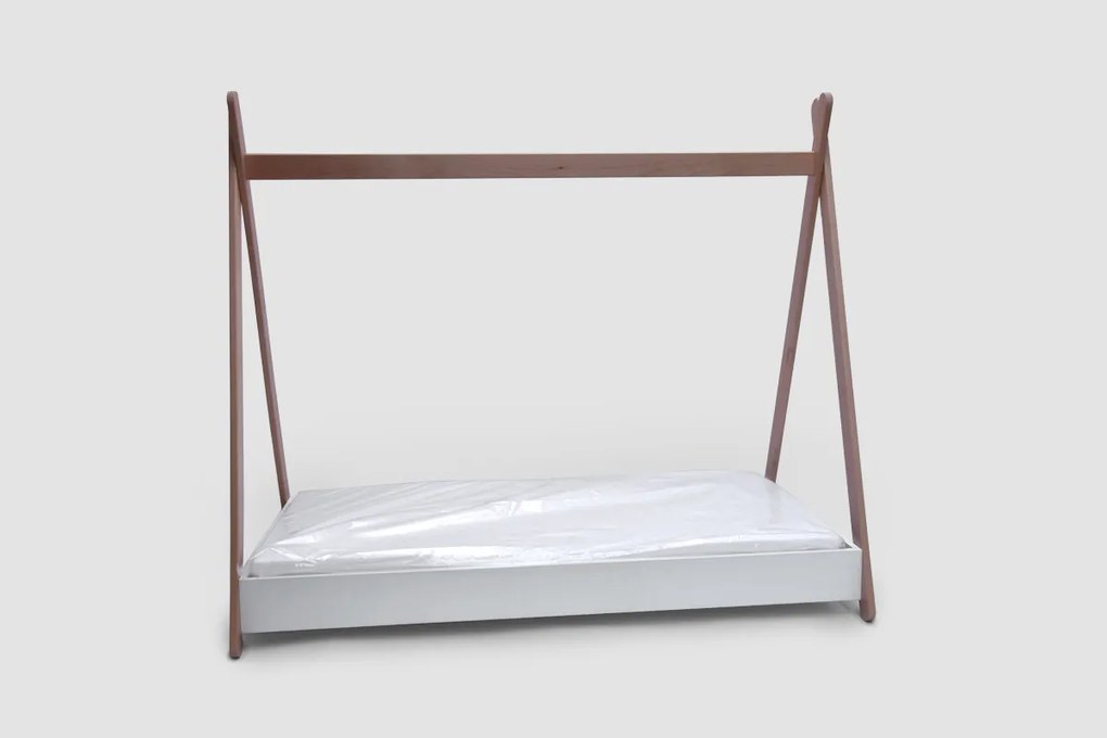 Detská posteľ TEEPEE Barva: postel 80x160 s látkou s puntíky