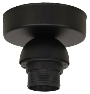 Duolla - Nástenné svietidlo TOKYO SHINY 1xE27/15W/230V pr. 50 cm medená/čierna