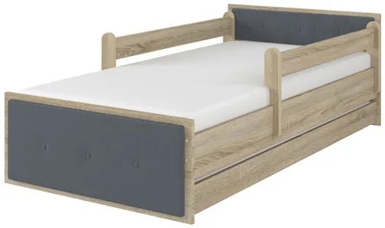Raj posteli Detská čalúnená posteľ MAX " sivá borovica nórska