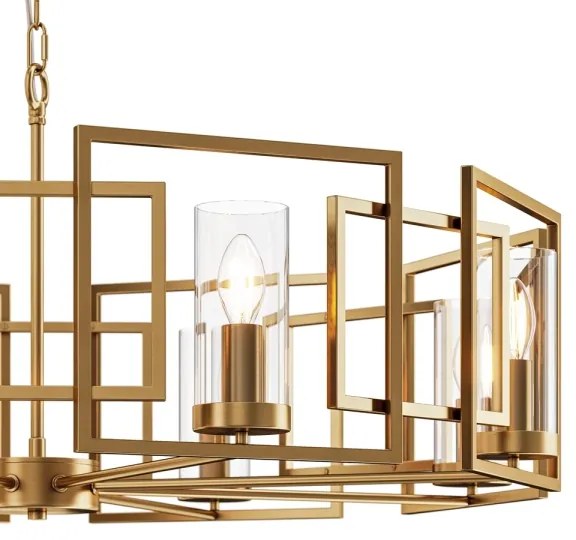 Maytoni H009PL-08G - Luster na reťazi BOWI 8xE14/40W/230V