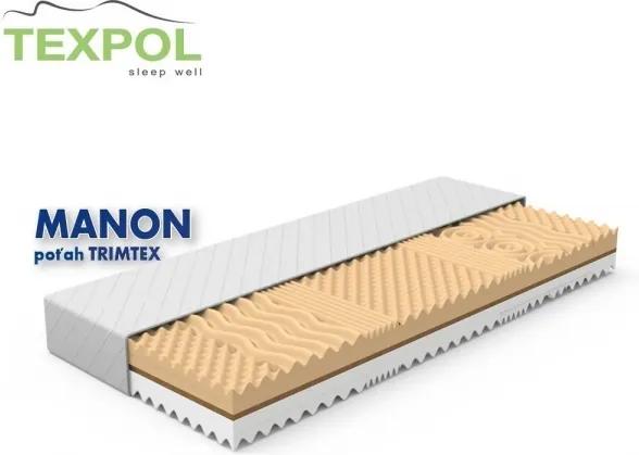 TEXPOL Pohodlný matrac MANON Veľkosť: 200 x 90 cm, Materiál: Trimtex