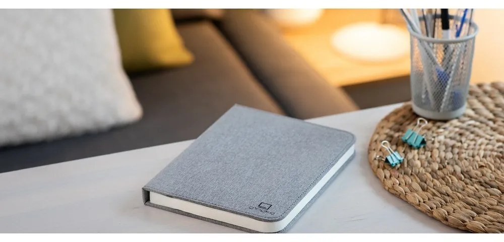 Sivá svetelná dekorácia na USB Booklight – Gingko