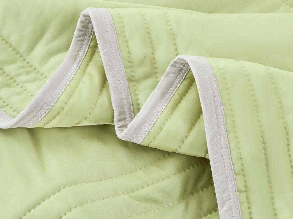 Chladiaca letná prikrývka CELIA, zelená Rozmer: 200 x 220 cm