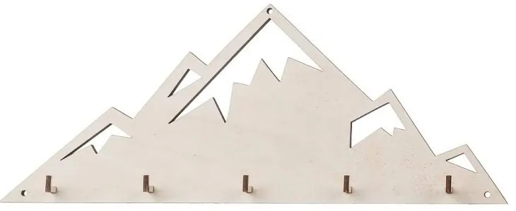 ČistéDrevo Drevený vešiak na kľúče - hory