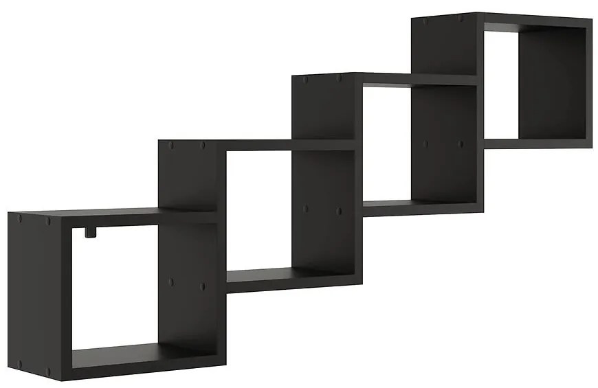 Polička NR 8 čierna