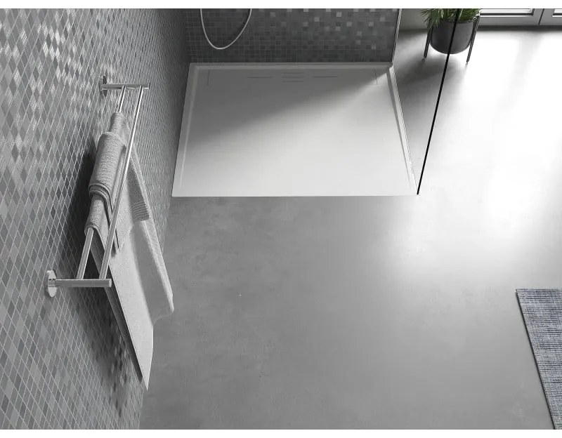 Mexen Amon, SMC obdĺžniková sprchová vanička 100 x 90 cm, biela, 4F109010