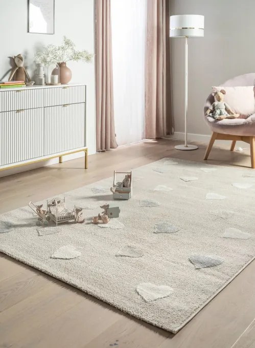 Koberec ELIO KIDS srdiečka