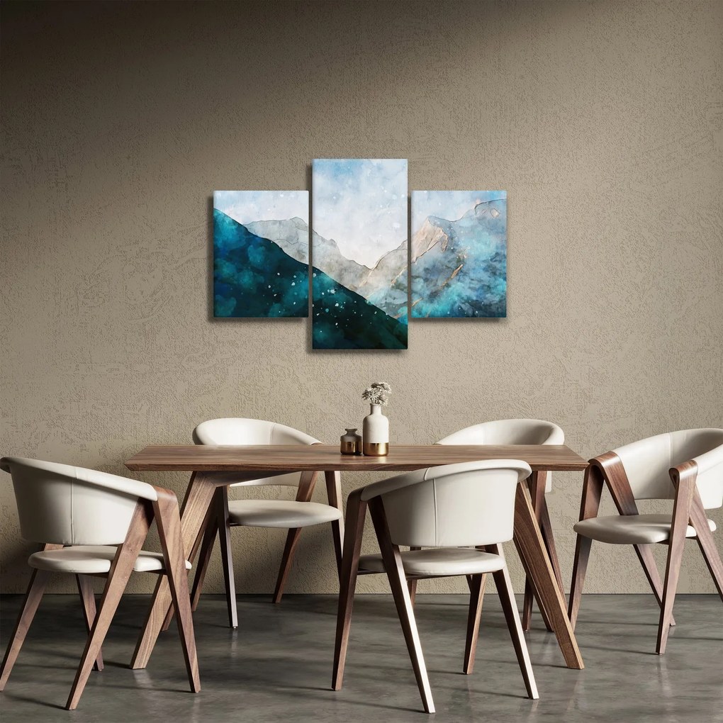 Obraz - Kresba hôr (90x60 cm)