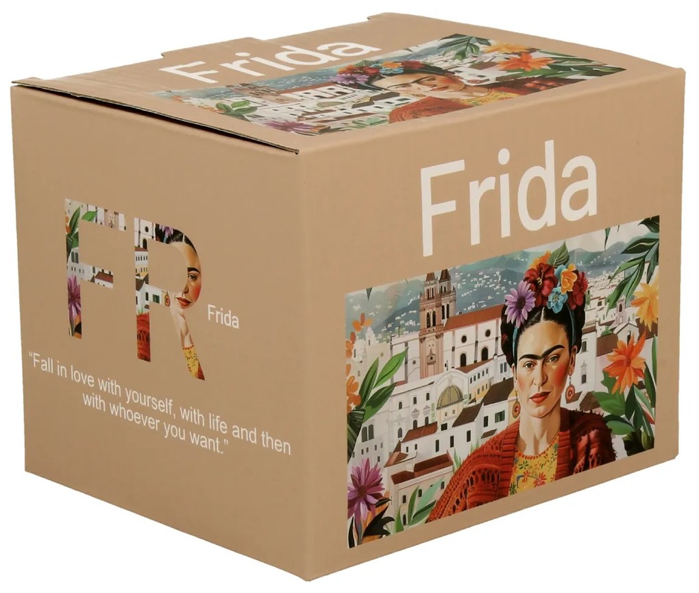 Porcelánový hrnček Mexican Art Frida 430 ml