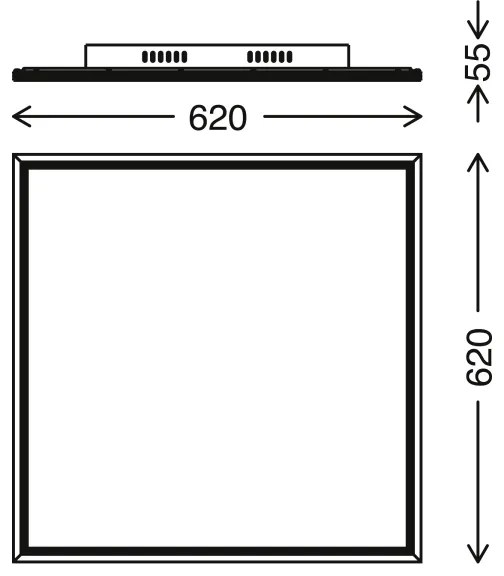 Telefunken 3010-06TF - LED Stmievateľný panel LED/36W/230V + DO