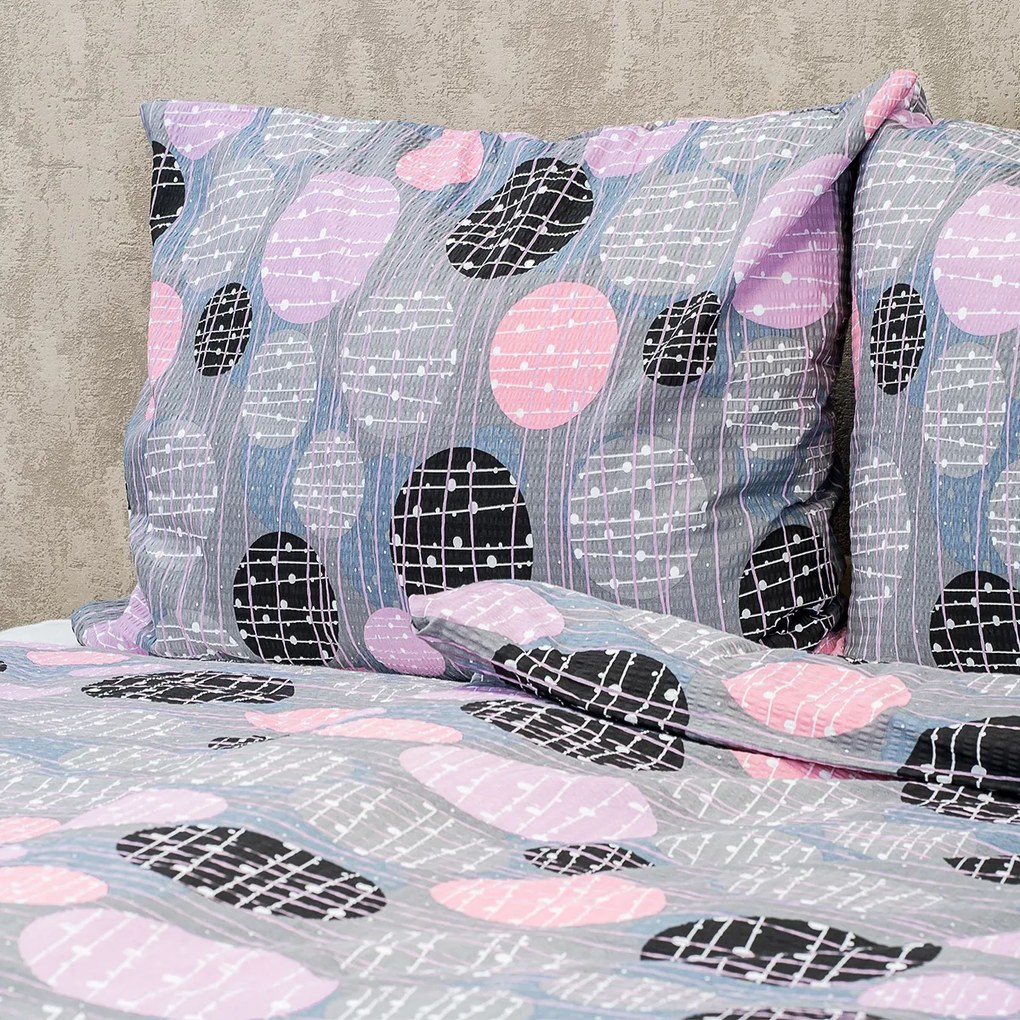 4Home Krepové obliečky Pink illusion, 140 x 200 cm, 70 x 90 cm, 140 x 200 cm, 70 x 90 cm