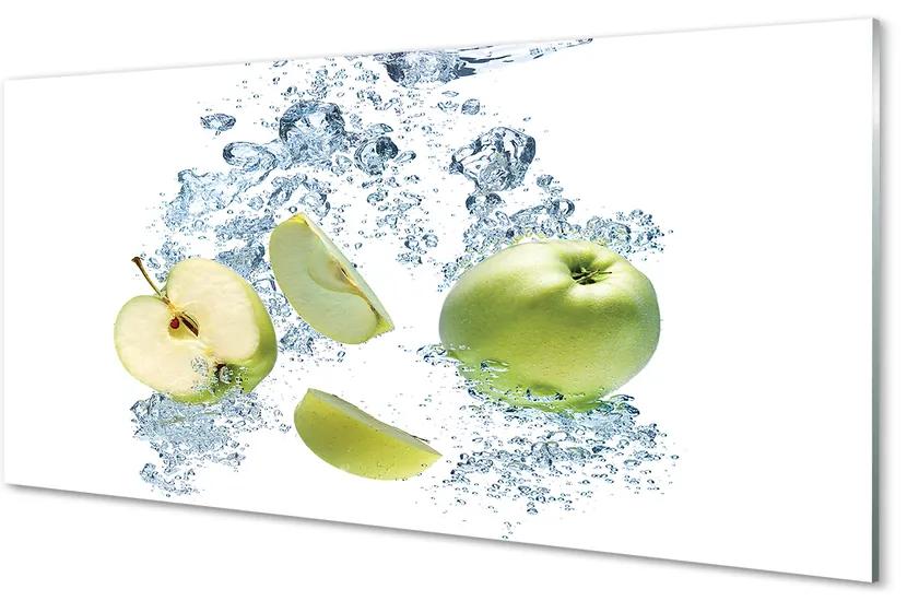 Obraz plexi Voda jablko nakrájaný 125x50 cm