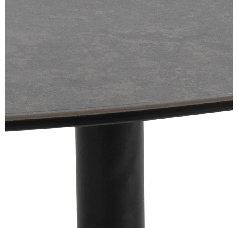 Keramický konferenčný stolík Ahab 100 cm čierny