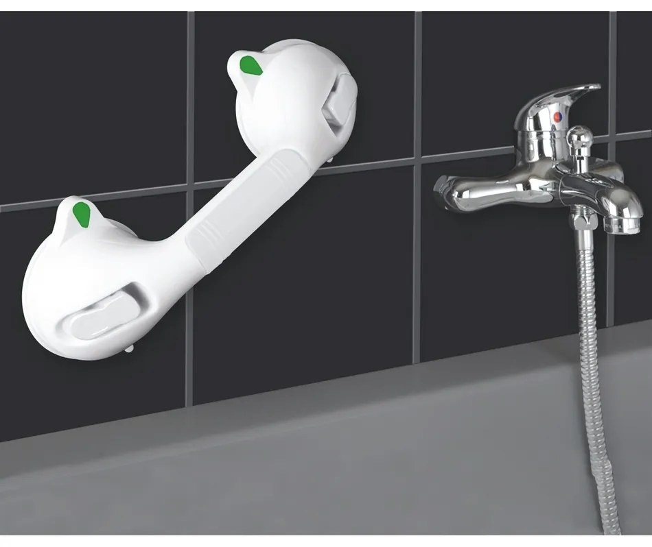 Kúpeľňové držadlo s prísavkami Secura Wenko, 29 cm KP095A, M