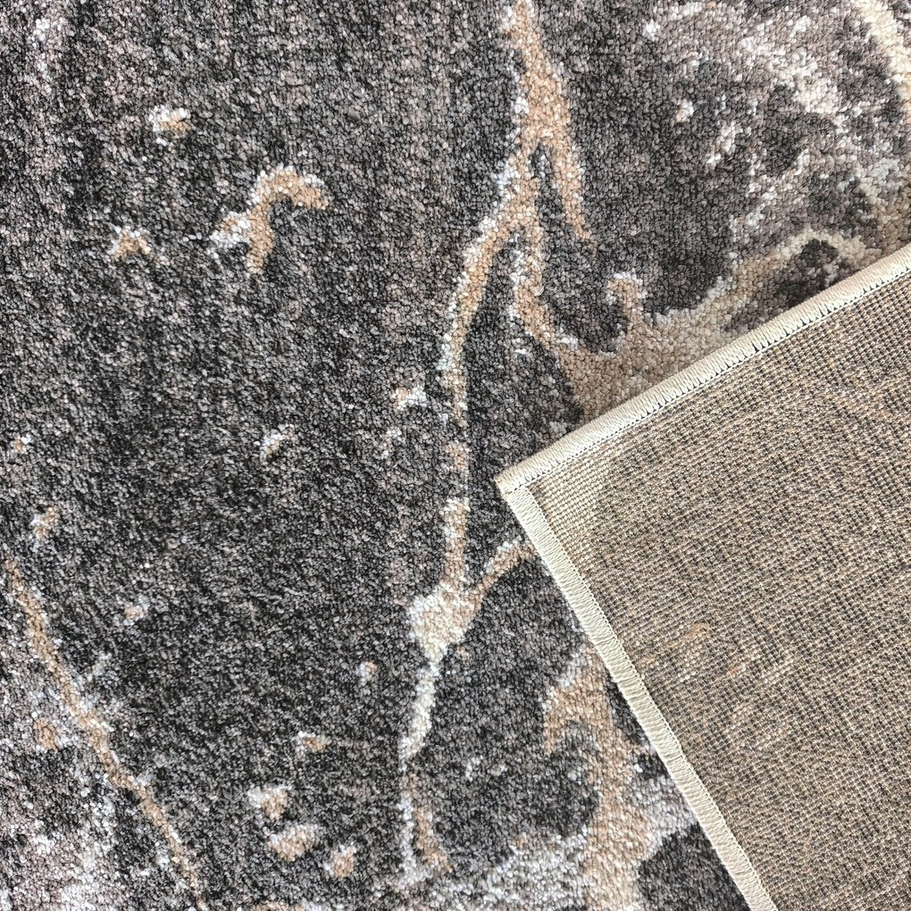 DY Sivý koberec s mramorovým vzorom Panamero 25 Rozmer: 200x290 cm