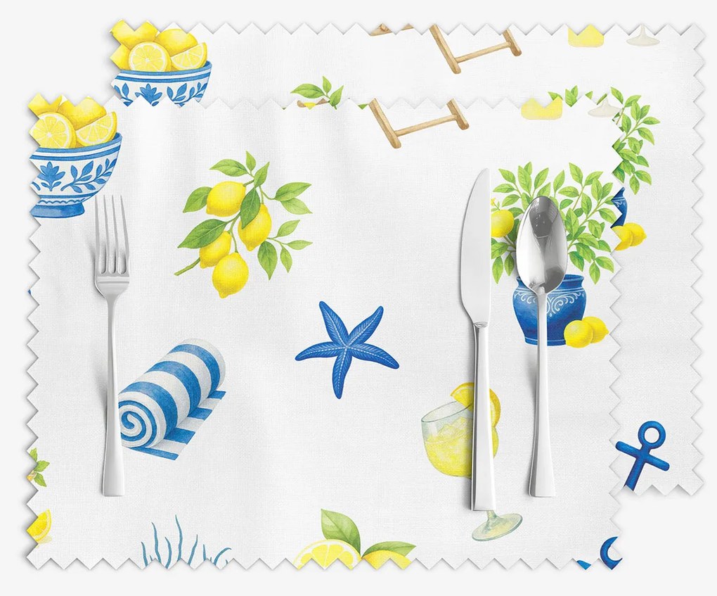 Goldea prestieranie na stôl teflónové - talianske leto - sada 2ks 30 x 40 cm