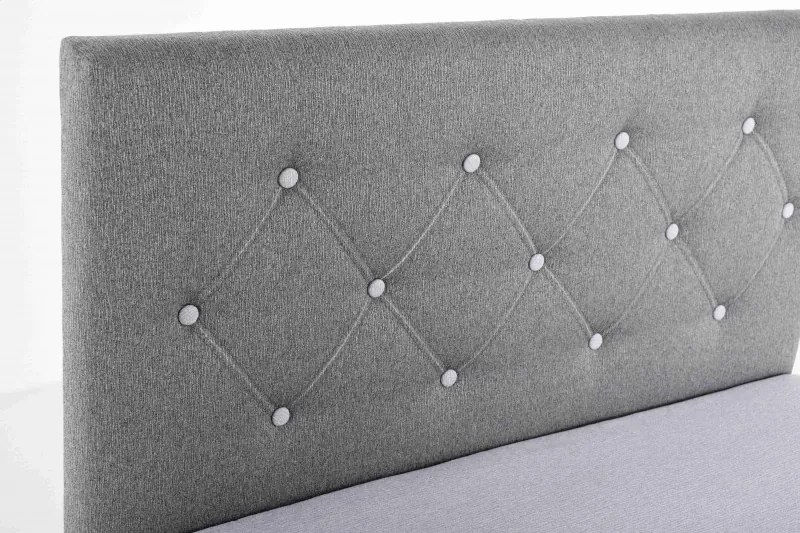 Čalúnená postel KARO, 200x180 Šedá - vogue 14