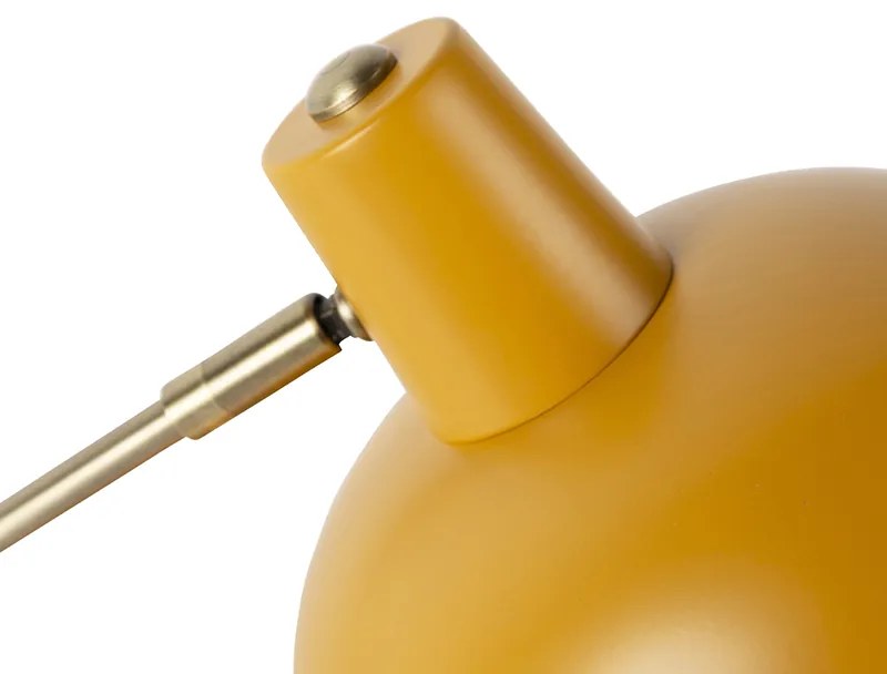 Inteligentná stolná lampa žltá s bronzovou farbou vrátane WiFi P45 - Milou