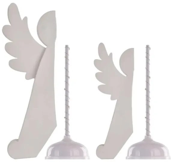 LED Vianočná dekorácia 20xLED/6xAA anjeli