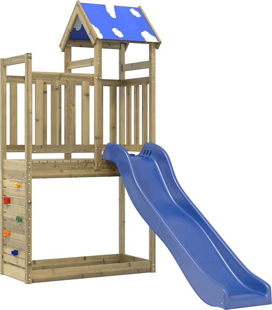 vidaXL Vonkajšia súprava na hranie impregnovaná borovica