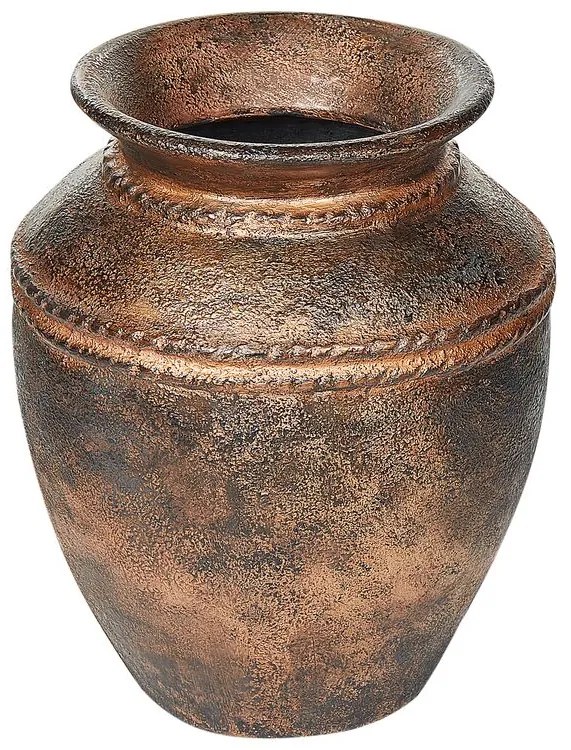 Terakota Dekoratívna váza 40 Medená PUCHONG Beliani