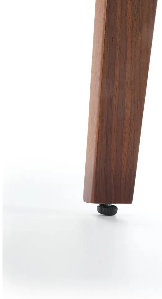 HALMAR Barová stolička H-123, sivá/orech