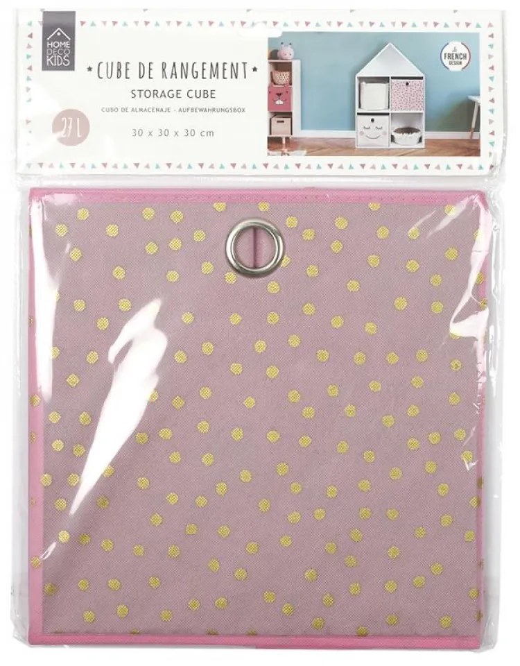 HOME DECO KIDS Úložný box Úsmev 2x