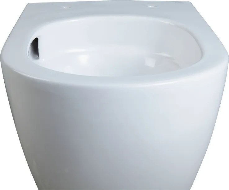 BPS-koupelny Závesná WC misa so SoftClose sedadlom HYD-5312, biela