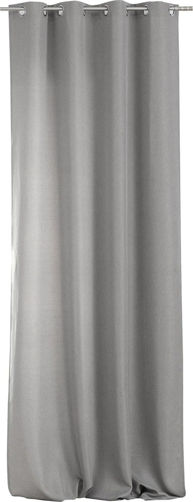 Záves BASIC s kolieskami 140x280 cm sivý 1 ks.