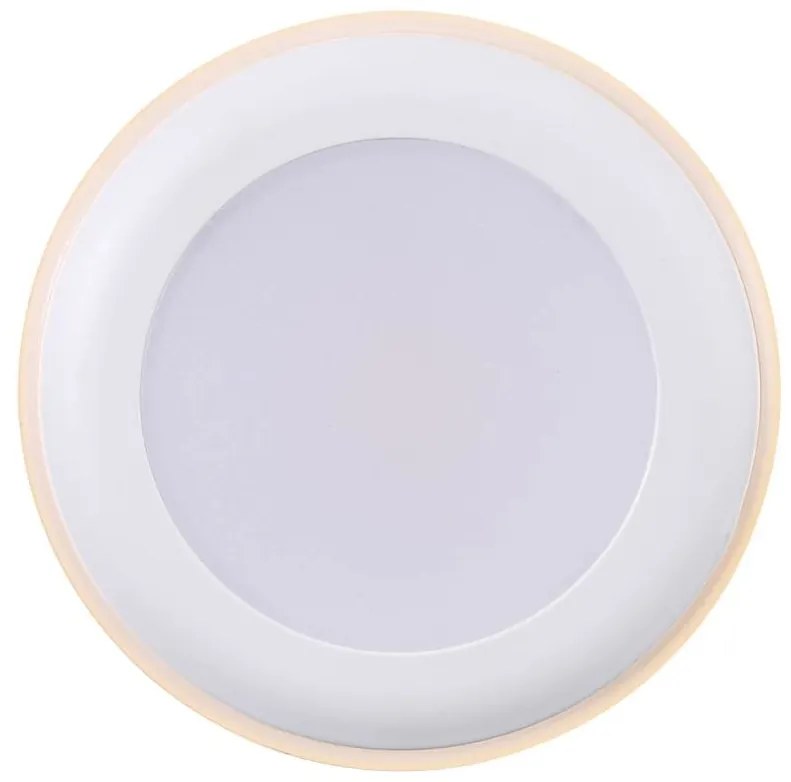 NORDLUX ELKTON zapustené stropné svietidlo LED, 5,5 W, teplá biela, 3,8 cm, okrúhle, biele