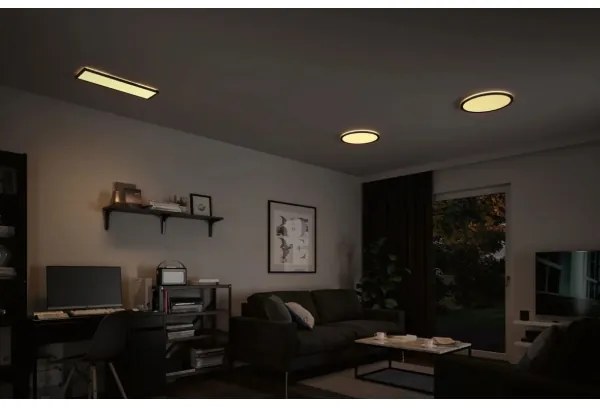 Paulmann 71002 - LED/22W Stmievateľný panel ATRIA 230V 3000K čierna