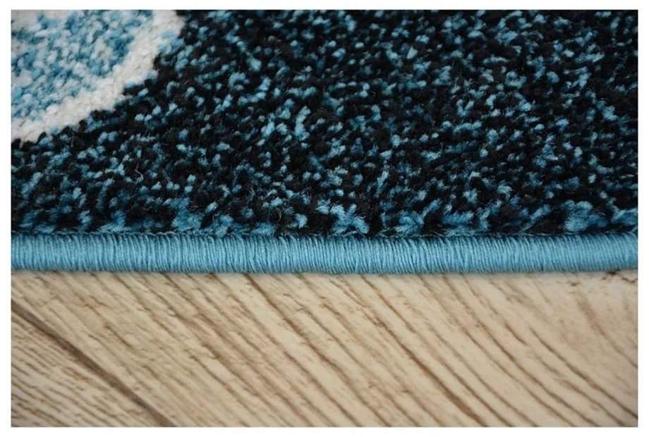Detský kusový koberec Oceán modrý 200x200cm