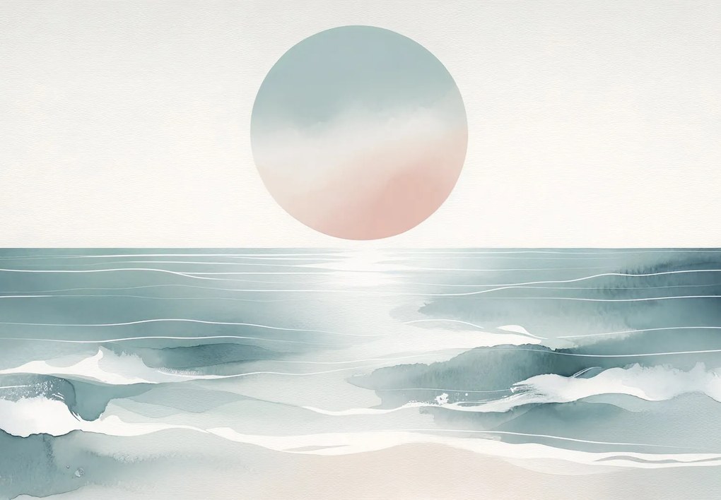 Fototapeta - Slnko nad oceánom (147x102 cm)