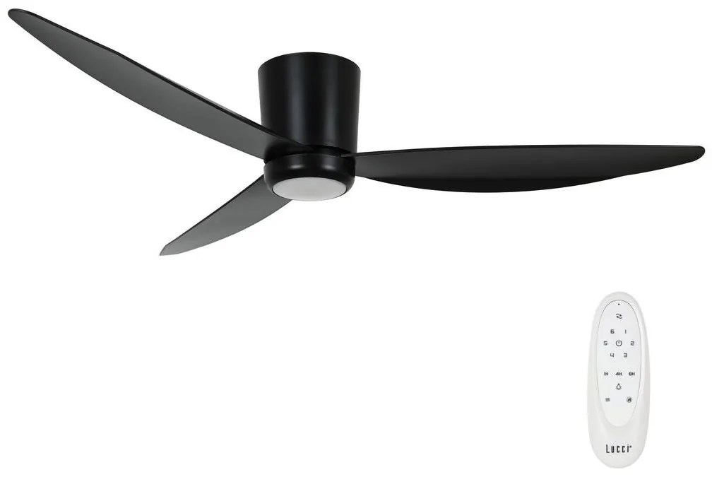 Lucci air 21610749 - LED Stmievateľný ventilátor ARRAY 1xGX53/12W/230V čierna + DO FAN00269